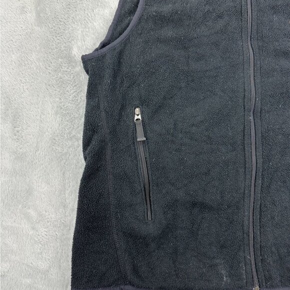 Patagonia Synchilla Men's Size Medium Black Vest Jacket Style Number 11408 - Picture 11 of 14